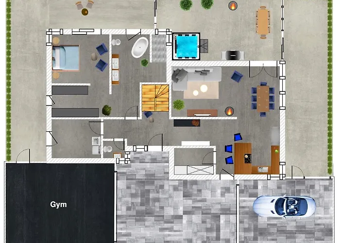 Modern Oasis Hottub, View, Gym * Oberbettingen